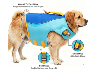 Chaleco Salvavidas Personalizado para Perros, Chaleco Flotador Deportivo para Actividades Acuáticas, con Detalles Reflectantes, Venta al Por Mayor - Product Image 5