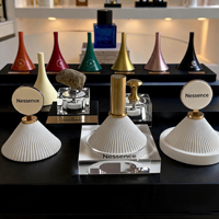 Testeur de parfum en céramique minimaliste, outil de dégustation en porcelaine, accessoire olfactif pour la combinaison de senteurs