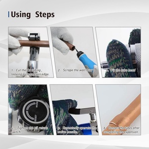 เครื่องมือขยายและบานท่อไฮดรอลิกสำหรับงานทำความเย็น 2-in-1 รุ่น WK-300 เครื่องมือขยายท่อทองแดงแบบแมนนวลสำหรับงานปรับอากาศ ขนาด 3/8" ถึง 1-5/8" - Product Image 6