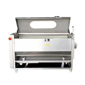 Mesin Pencuci Otomatis Komersial untuk Kentang, Talas, Jahe, Ubi Jalar, Akar Teratai, dan Teripang dengan Sistem Penggosok dan Pengupas Rol - Product Image 3