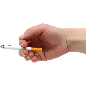 Cigarettes amusantes en forme de stylo, 6 pièces, cadeau, Gag, faux, bouffantes, à la mode