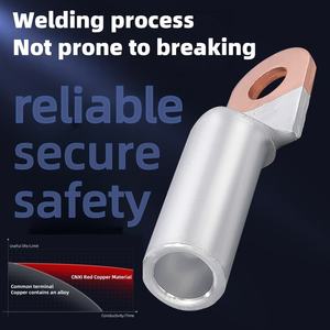 CNXI DTL série bornes à sertir bimétallique T2 cuivre aluminium Compression câble cosse haute conductrice métallique tubulaire connexion - Product Image 2