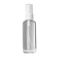 Flacon pulvérisateur portable en plastique pour alcool, petit format, rechargeable, pour cosmétiques, hydratant, avec buse de pulvérisation fine, modèle de nettoyage