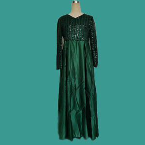 Abiti da donna Sexy <span class=keywords><strong>in</strong></span> pizzo floreale con scollo a V profondo abiti da donna lunghi <span class=keywords><strong>in</strong></span> pizzo con scollo a V profondo - Product Image 5