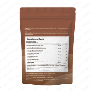 Nettoyant Puissant 18-en-1 aux Capsules Herbales de Noyer Noir, Clou de Girofle et Absinthe Sauvage pour l'Équilibre Intestinal et Digestif Humain - Product Image 2