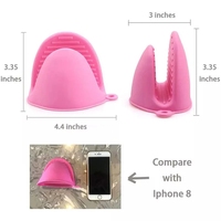 Mitaines de four à micro-ondes en Silicone, résistantes aux hautes températures et à la chaleur