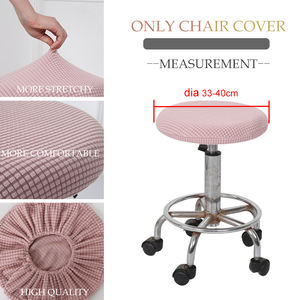 Housses <span class=keywords><strong>de</strong></span> <span class=keywords><strong>tabouret</strong></span> <span class=keywords><strong>de</strong></span> <span class=keywords><strong>Bar</strong></span> rondes extensibles, <span class=keywords><strong>housse</strong></span> <span class=keywords><strong>de</strong></span> coussin <span class=keywords><strong>de</strong></span> <span class=keywords><strong>tabouret</strong></span> lavable, housses <span class=keywords><strong>de</strong></span> chaise <span class=keywords><strong>de</strong></span> <span class=keywords><strong>Bar</strong></span> élastiques <span class=keywords><strong>pour</strong></span> bois métal rond - Product Image 4