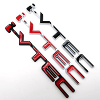 Autocollants métalliques I-VTEC, emblèmes de coffre arrière de voiture pour Honda Civic