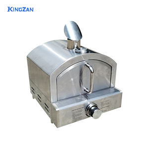 Altura ajustable Estilo moderno Pizza Grill Acero Independiente con carro Alta calidad <span class=keywords><strong>para</strong></span> uso comercial de alimentos <span class=keywords><strong>para</strong></span> acampar - Product Image 4