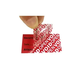 Sigillo di sicurezza stampato personalizzato adesivi vuoti garanzia Void se sigillo adesivo rotto o rimosso