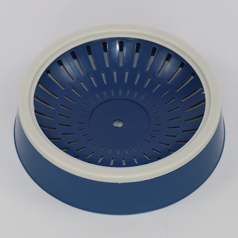 Lavabo de huevo con borde blanco