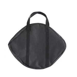 Sac de rangement rond Yongkang noir grande capacité avec housse anti-poussière pour voyage, camping en plein air, type crochet portable - Product Image 2
