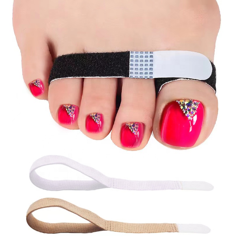 Бандаж для выпрямления пальцев ног, бандаж для перекрытия пальцев ног, сломанный КРИВЫЙ коготь, перекрывающий изогнутый Носок, лента, бандаж HA00797