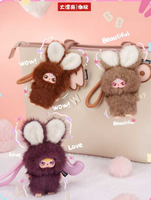 Original Baby Three Super Mini Conejo de Peluche Lindo Animal Colgante Muñeco Figura Decorativa Llavero Cajas Sorpresa Unisex