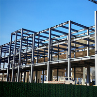 Edificio Comercial de Estructura de Acero Prefabricado, Edificios de Oficinas de Varios Pisos, Hoteles, Incluye Planos, Pernos de Anclaje y Accesorios