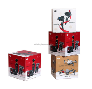 Set 4 Totem Kubus Display Promosi Ramah Lingkungan, Display Retail Kardus Kertas, Merek RuiQi Model RQ-00320 - Product Image 2