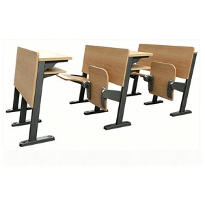Chaise <span class=keywords><strong>de</strong></span> <span class=keywords><strong>salle</strong></span> <span class=keywords><strong>de</strong></span> conférence PM-2209 avec tablette d'écriture et système <span class=keywords><strong>de</strong></span> retour par gravité - Product Image 3