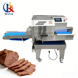 Rebanadora Comercial de Carne Ahumada, Máquina Automática para Cortar <span class=keywords><strong>y</strong></span> Procesar Carne de Cerdo <span class=keywords><strong>y</strong></span> Res, Rebanadora de Queso <span class=keywords><strong>y</strong></span> Jamón - Product Image 1