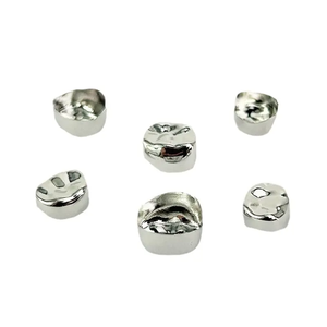 Set in scatola di 5 corone molari pediatriche in acciaio inossidabile potenza manuale strumenti chirurgici dentali primari per bambini ortodonzia - Product Image 3