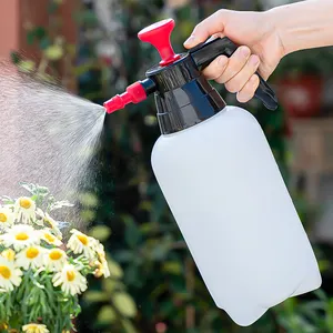 0.5 Gallon 2L Hand Pump Garden Sprayer Pressure Adjustable Nozzle Outdoor Watering Spray Bottle