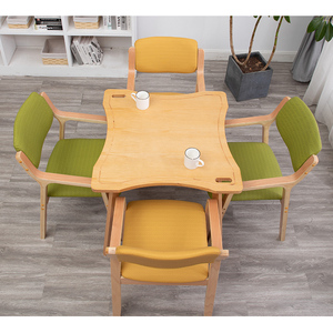 Bàn thiết kế nhà bếp sang trọng gỗ bàn ăn đặt <span class=keywords><strong>4</strong></span> chỗ ngồi với Ghế bàn ăn - Product Image 2