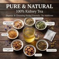 Sachets de thé pour les reins à marque privée pour le soutien des voies urinaires et la détoxification, mélange d'herbes naturelles, 20 unités, vente en gros, OEM