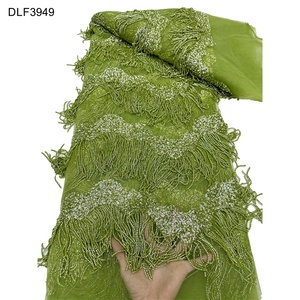 <span class=keywords><strong>Tessuto</strong></span> in Pizzo con Perline di Alta Qualità all'Ingrosso per Abiti da Cerimonia e Matrimonio, <span class=keywords><strong>Tessuto</strong></span> in Pizzo con Paillettes e Nappe Lucide - Product Image 5