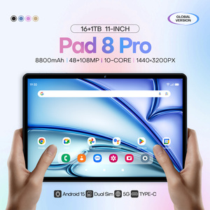 11-inch <span class=keywords><strong>Android</strong></span> 15 Máy tính bảng với 16GB Ram 10-Core MTK Bộ vi xử lý điện dung màn hình cảm ứng USB Type-C sạc 4G Mạng Sản phẩm mới - Product Image 2