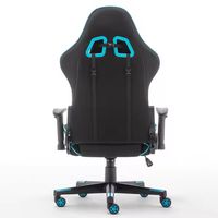 Chaise d'ordinateur ergonomique personnalisable, conception pivotante dynamique pour les jeux sur PC et le bureau à domicile