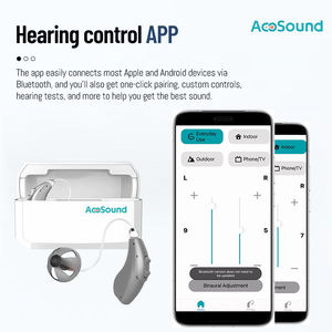 AcoSound TW1-RIC-C numérique rechargeable Ric App Control sans fil programmable 8 canaux pour les aides auditives de <span class=keywords><strong>classe</strong></span> II - Product Image 3
