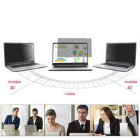 Protecteur d'écran de moniteur de PC portable en PET souple mat 14 15 16 pouces personnalisé en gros Film de filtre de confidentialité anti-peeping double face