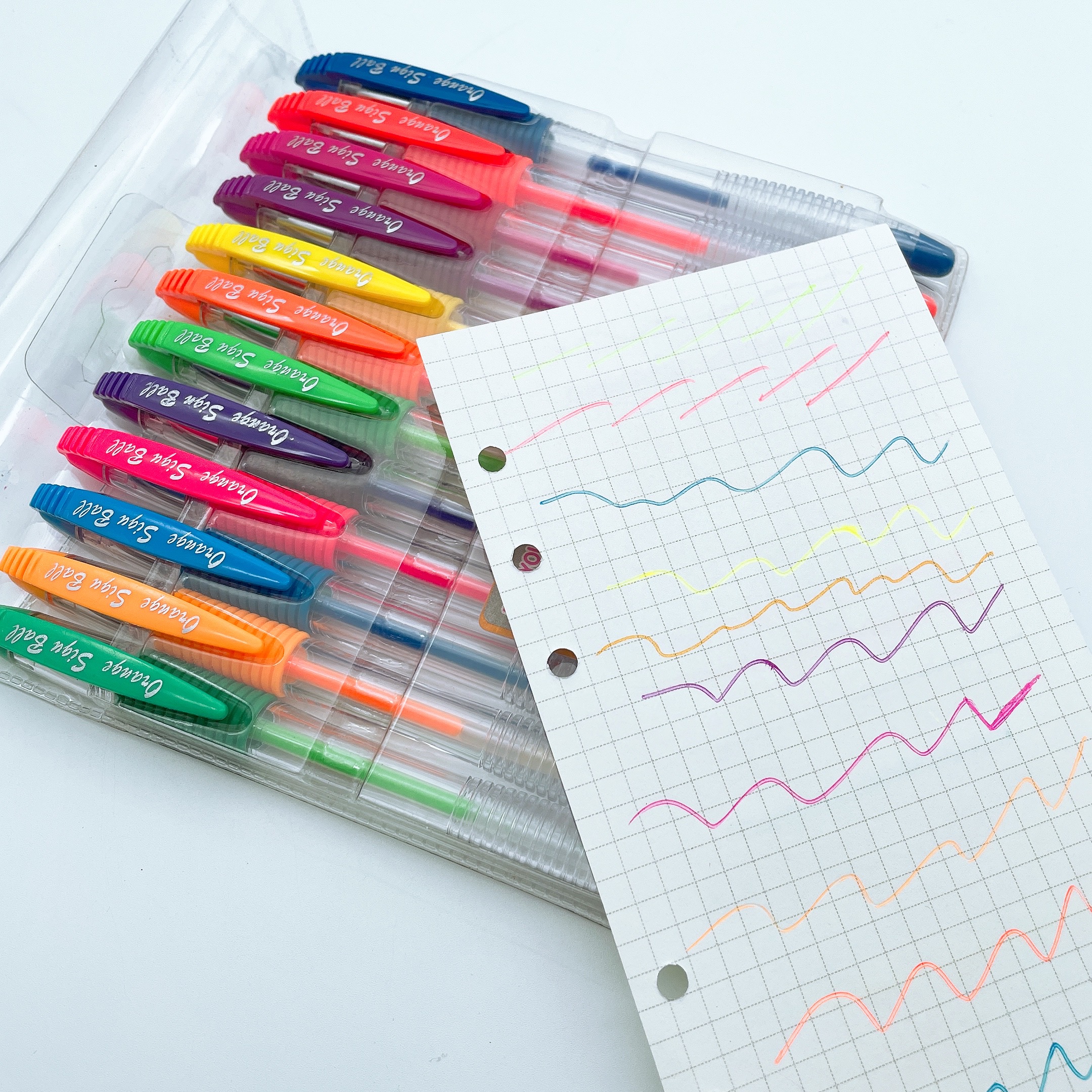 Неоновая флуоресцентная блестящая металлическая Пастельная гелевая ручка