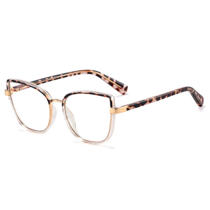 2024 nueva moda señoras ojo de <span class=keywords><strong>gato</strong></span> miopía <span class=keywords><strong>gafas</strong></span> Anti luz azul bloqueo ordenador menos <span class=keywords><strong>gafas</strong></span> mujeres coloridas <span class=keywords><strong>gafas</strong></span> de montura grande - Product Image 5