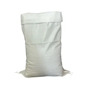 25kg 50kg 쉬운 오픈 탑 짠 가방 화이트 Pp 짠 동물 사료 가방