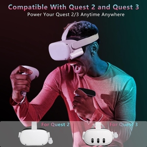 Paquete de batería universal para Meta <span class=keywords><strong>Quest</strong></span> 3S/3/<span class=keywords><strong>2</strong></span> Fast 18W 5000mAh Correa para la cabeza Cargador de Banco de energía para Oculus <span class=keywords><strong>Quest</strong></span> 3S <span class=keywords><strong>VR</strong></span> Accesorios - Product Image 3