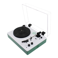 Tourne-disque vinyle LP électrique moderne à 3 vitesses, design tendance, personnalisé