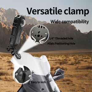 Soporte de cámara con clip para parabrisas de motocicleta, abrazadera de liberación rápida para parabrisas de moto para <span class=keywords><strong>DJI</strong></span> <span class=keywords><strong>Osmo</strong></span> <span class=keywords><strong>Action</strong></span> 6 5 4 /<span class=keywords><strong>Osmo</strong></span> Nano/<span class=keywords><strong>Osmo</strong></span> 360 - Product Image 3