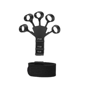 5 Doigts Silicone Poignet Pouce Poignées Ensemble Avant-Bras Entraîneur pour Bras Musculation Doigt Exerciseur et Renforceur <span class=keywords><strong>de</strong></span> Poignée - Product Image 2