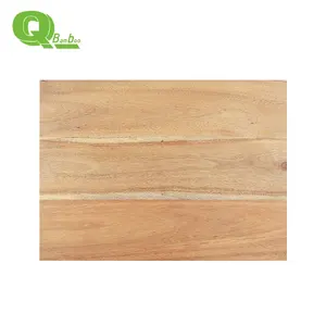 Ensemble de blocs à découper en bois d'acacia comprenant une planche à fromage rectangulaire en bois et une planche en bambou pour la cuisine