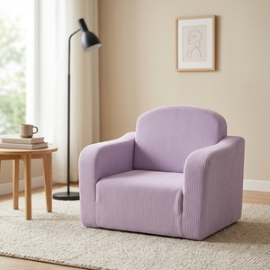 Fauteuil convertible 2-en-1 personnalisé pour enfants, canapé-lit en peluche doux pour chambre d'enfant, salle de jeux et salon - Product Image 4