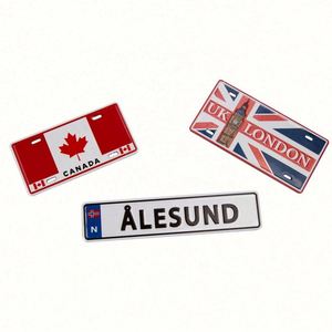 Aimant de réfrigérateur en fer blanc, souvenir et décoration d'intérieur - Product Image 5