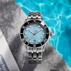 Lunette rotative unidirectionnelle 120 clic de luxe personnalisée OEM 40MM NH35A <span class=keywords><strong>Diver</strong></span> automatique en acier inoxydable 316L Montres pour hommes - Product Image 4