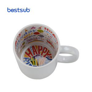 Tazas de café personalizadas, 11oz, por sublimación de cerámica, con lema de Color (<span class=keywords><strong>Feliz</strong></span> <span class=keywords><strong>cumpleaños</strong></span>), venta al por mayor - Product Image 2