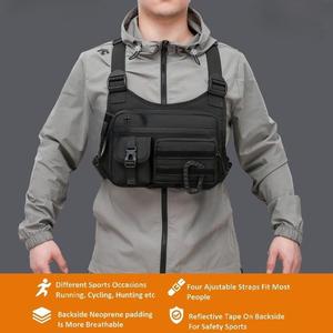 Bolsa Táctica de Nylon para Pecho, Unisex, para Correr, Ciclismo, EDC, Entrenamientos, Deportes, para Hombres y Mujeres - Product Image 4