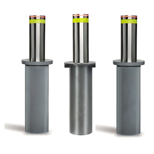 Borne de sécurité hydraulique automatique escamotable 219 mm en acier inoxydable à montage peu profond pour le stationnement - Product Image 1
