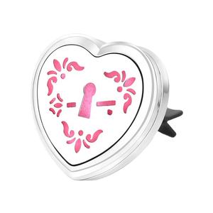 Ambientador para Auto con Forma de Corazón, Perfume para Auto, Difusor de Aroma, Decoración para Auto, Clip para Ventilación - Product Image 1