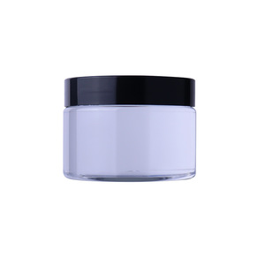 Eco Friendly Cosmetic <strong>Containers</strong> 30g 50g 100g White <strong>Clear</strong> <strong>Plastic</strong> Cream Jar with Gold <strong>Lid</strong> - Product Image 5