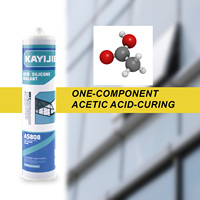 Échantillons gratuits Mastic silicone acide 300 ml Mastic silicone transparent pour décoration familiale