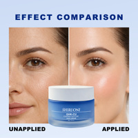 Crème pour le visage GHK-Cu, peptide de cuivre, raffermissante, réparatrice de la barrière cutanée, beurre de karité, acide hyaluronique, vitamine C, OEM, ODM, personnalisation, vente en gros