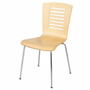 Modern Wooden <b>Stackable</b> <b>Dining</b> <b>Chairs</b> for <b>Dining</b> & Kitchen Use - Product Image 1